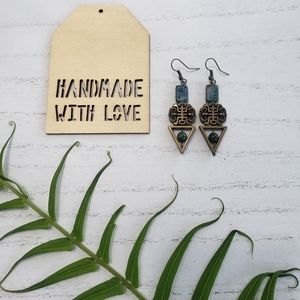 Handmade Glass Bead Earrings